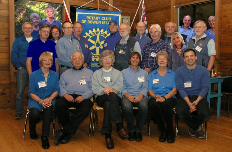 Piers Hayes called everyone 'Blu' - Hear the Rotary Club of Bowen Island is wearing Blue for Piers
