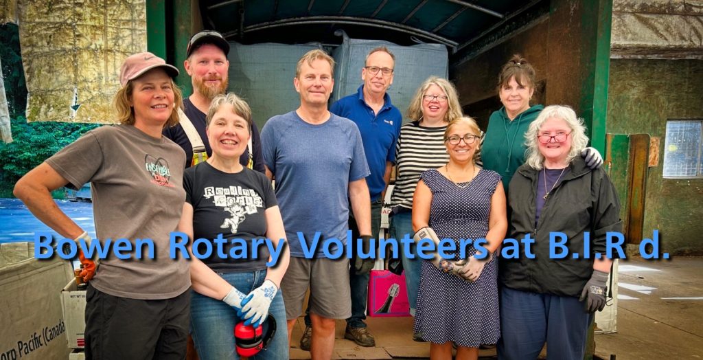 Bowen Rotary Volunteers at B.I.R.D